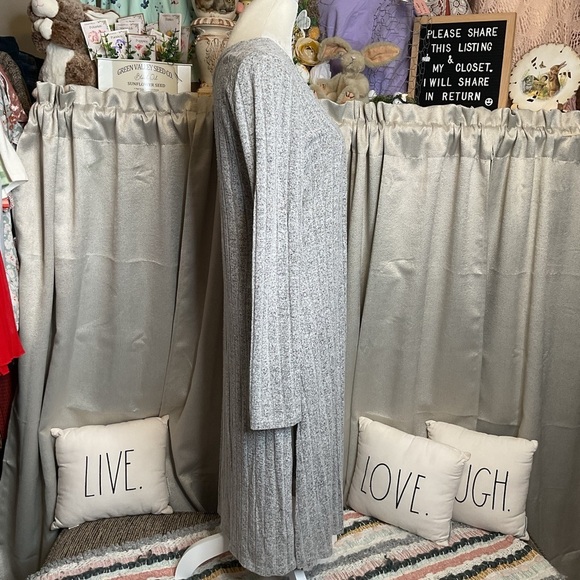 Rue21 Gray Long Cardigan Sweater Oversized Small - Picture 5 of 9